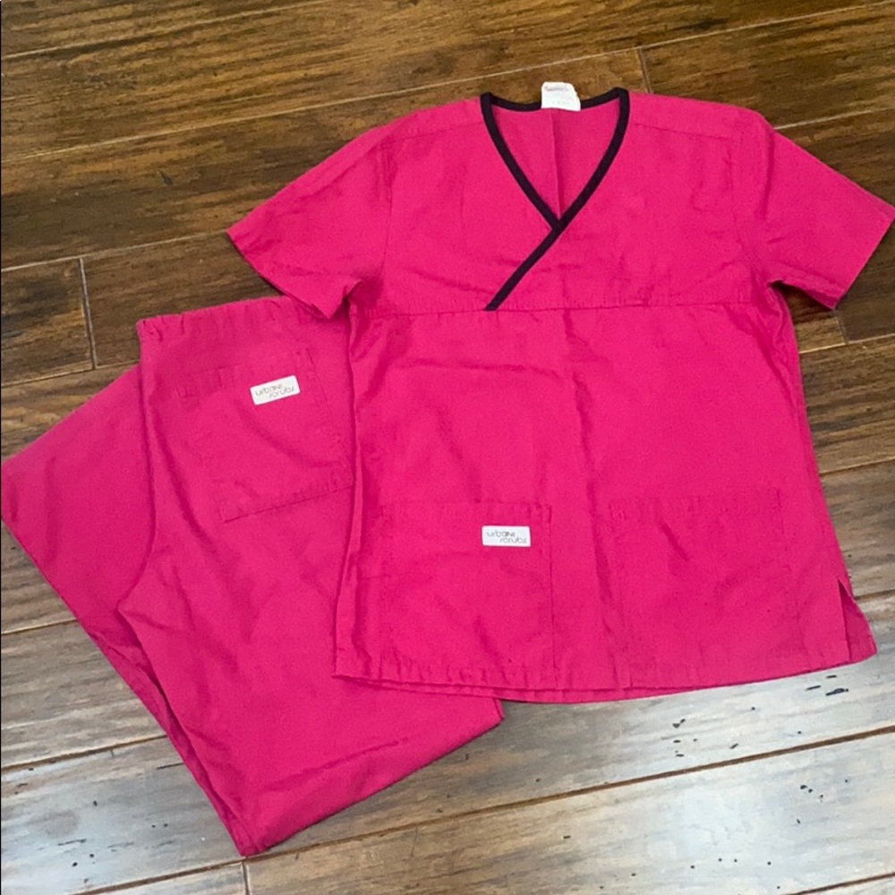 Urbane Scrub set pink xs extra small